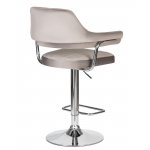 Набор 2 шт Стул барный DOBRIN CHARLY, серый велюр (MJ9-75)