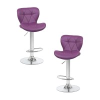 Набор 2 шт Стул барный DOBRIN BARNY, фиолетовый