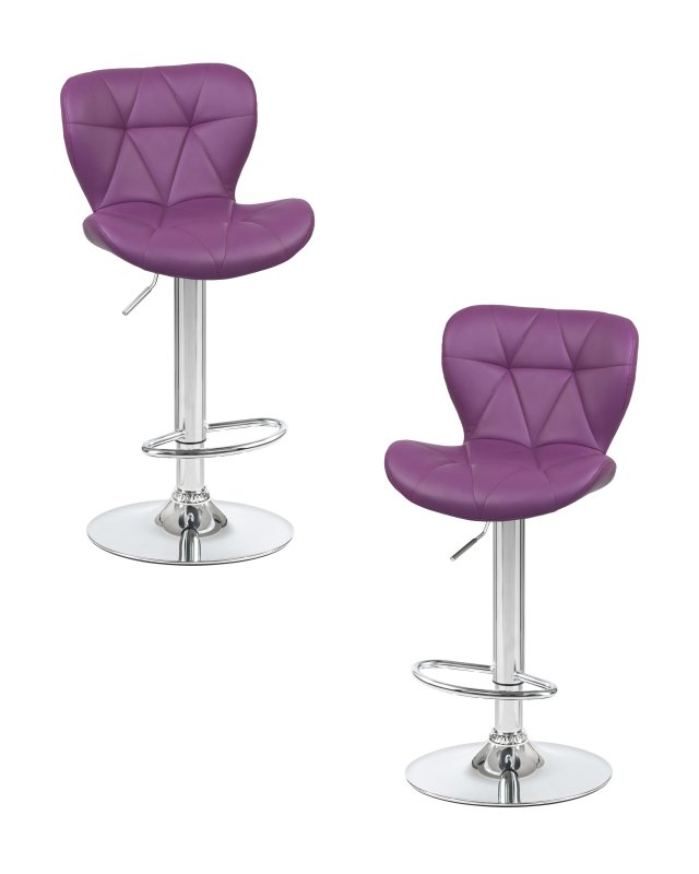 Набор 2 шт Стул барный DOBRIN BARNY, фиолетовый