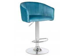 Стул барный DOBRIN DARCY, морской волны велюр (1922-7)