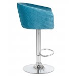 Стул барный DOBRIN DARCY, морской волны велюр (1922-7)
