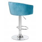 Стул барный DOBRIN DARCY, морской волны велюр (1922-7)