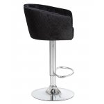 Стул барный DOBRIN DARCY, черный велюр (1922-21)
