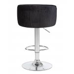 Стул барный DOBRIN DARCY, черный велюр (1922-21)