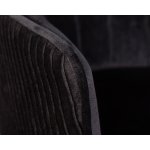 Стул барный DOBRIN DARCY, черный велюр (1922-21)