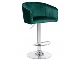 Стул барный DOBRIN DARCY, зеленый велюр (1922-9)