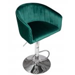 Стул барный DOBRIN DARCY, зеленый велюр (1922-9)