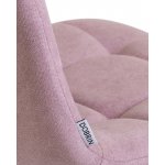 Стул обеденный DOBRIN ALEX, золотые ножки, сиреневая ткань (UF860-04B)