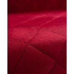 Набор 2 шт Стул барный DOBRIN CHRISTIAN'75, черные ножки, бордовый велюр (V108-85)