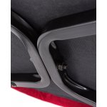 Набор 2 шт Стул барный DOBRIN CHRISTIAN'75, черные ножки, бордовый велюр (V108-85)