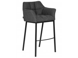 Стул барный DOBRIN LUCAS, серая ткань (F-22)