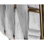 Набор 4 шт Стул барный DOBRIN EMMA GOLD, светло-серый велюр (135-37)