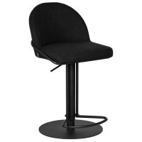 Стул барный DOBRIN OLIVER, черная ткань (SLR-10)