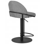 Стул барный DOBRIN OLIVER, серая ткань (FLY1347-17)