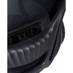 Офисное кресло для руководителей DOBRIN STEVEN BLACK, чёрный пластик, чёрная ткань