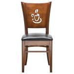 Набор 2 шт Стул обеденный DOBRIN JERRY, шоколад, чёрный