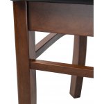 Набор 2 шт Стул обеденный DOBRIN JERRY, шоколад, чёрный