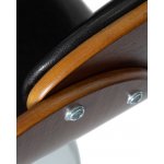 Набор 2 шт Стул барный DOBRIN JOHN, цвет сиденья черный глянец PU ABD 002