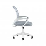 Кресло офисное TopChairs Simple SN серый пластик белый