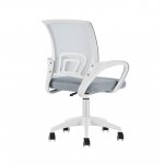 Кресло офисное TopChairs Simple SN серый пластик белый