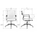 Офисное кресло для руководителей DOBRIN CLAYTON, чёрный