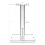 Подстолье обеденное DOBRIN VALENTINO Подстолье обеденное DOBRIN VALENTINO