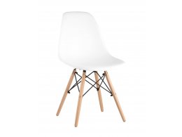 Стул Eames Style DSW белый (разборный каркас)