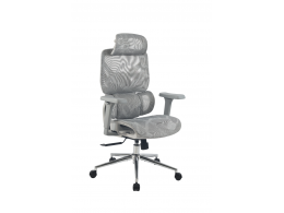 Кресло офисное TopChairs Structo серая сетка