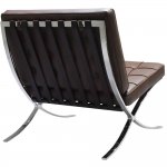 Кресло BARCELONA CHAIR коричневый