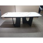 Стол BIRGER 200 KL-188 Контрастный мрамор, итальянская керамика, ®DISAUR