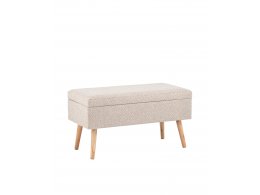 Банкетка Сторми с ящиком бежевый
