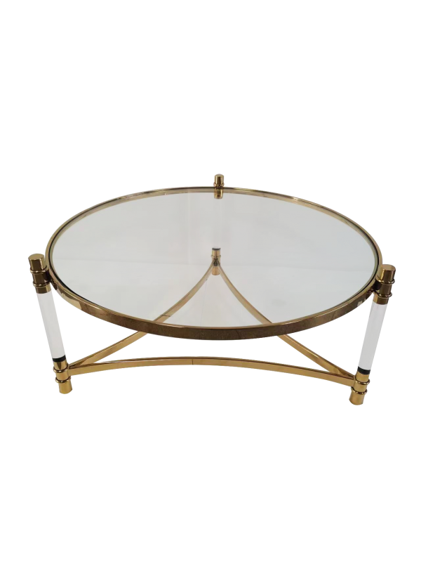 Стол журнальный Эклект MH1796CT, 104х104х46см, золото