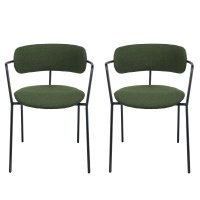 Комплект из 2-х стульев Ant букле зелёный