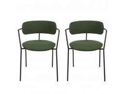 Комплект из 2-х стульев Ant букле зелёный