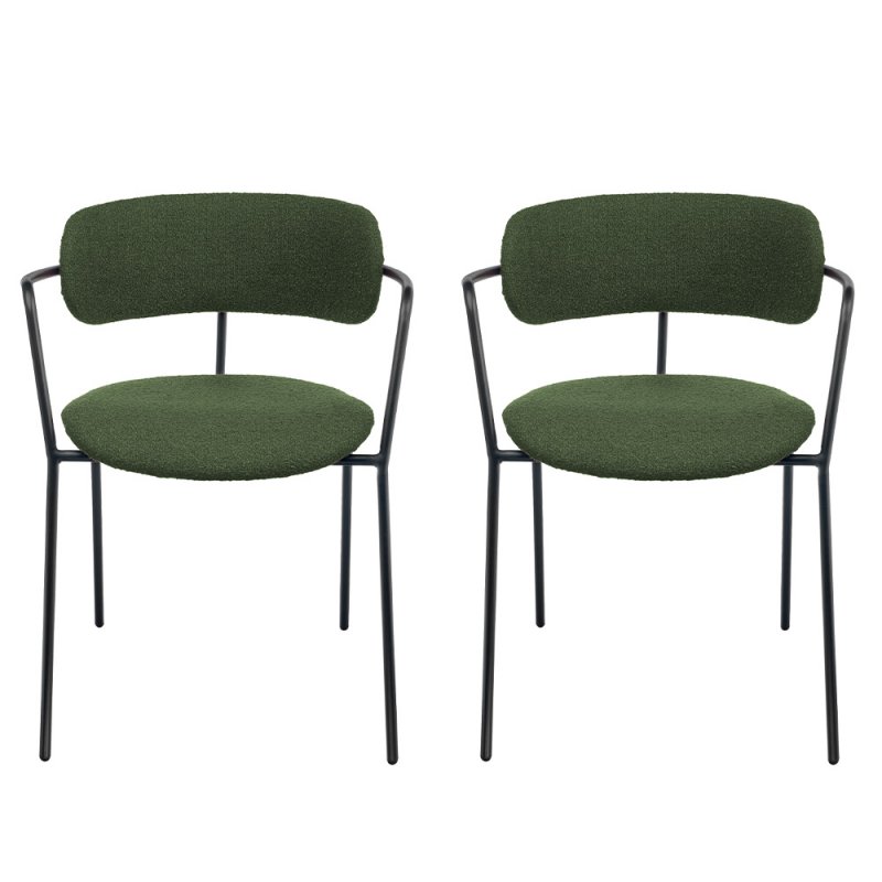 Комплект из 2-х стульев Ant букле зелёный