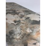 Стол ALONSO 200 TL-137  матовый, испанская керамика / брашированный каркас, цвет медный, ®DISAUR