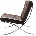 Кресло BARCELONA CHAIR коричневый
