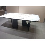 Стол BIRGER 200 KL-188 Контрастный мрамор, итальянская керамика, ®DISAUR