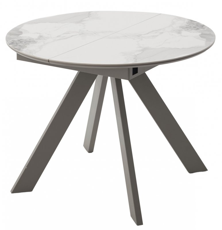 Стол БОНЖУР 100 PANDORA LIGHT, керамика / ЛАТТЕ каркас М-City