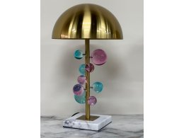 Лампа настольная MOLECULE с разноцветными шарами, 30х51 см, золото