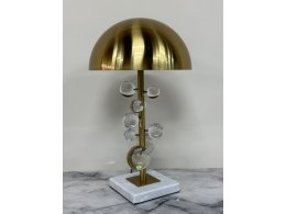 Лампа настольная MOLECULE с прозрачными шарами, 30х51 см, золото