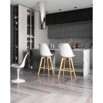 Стул барный FRANKFURT белый