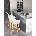 Стул барный FRANKFURT белый