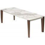 Стол ESMIR 180 GLOSS LUXURY PANDORA SOLID CERAMIC/орех, ®DISAUR