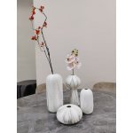 Вазы керамические комплект IST-066, 4 предмета, белый