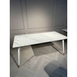 Стол обеденный Рио Гранд MC232-180WH, 180х90х76 см, белая керамика/золото