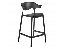 Стул полубарный Forma, чёрный