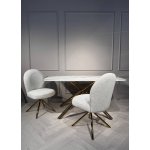 Стул обеденный Авалон BS1240-WT, белый крем/золото