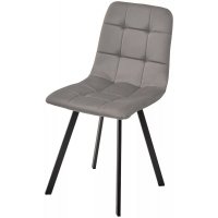 Стул РИЧИ, цвет H-61 Кварцевый, велюр / черный каркас М-City