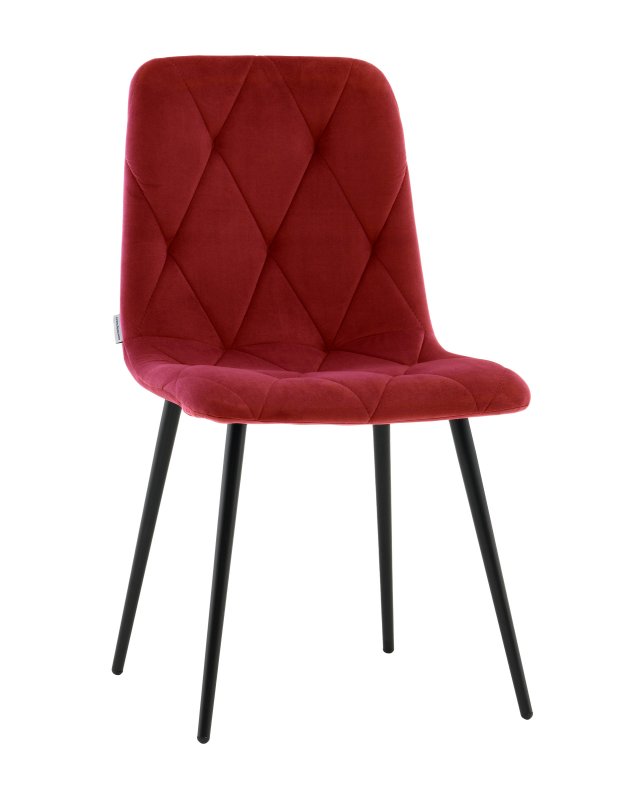 Стул Одди Diamond велюр красный